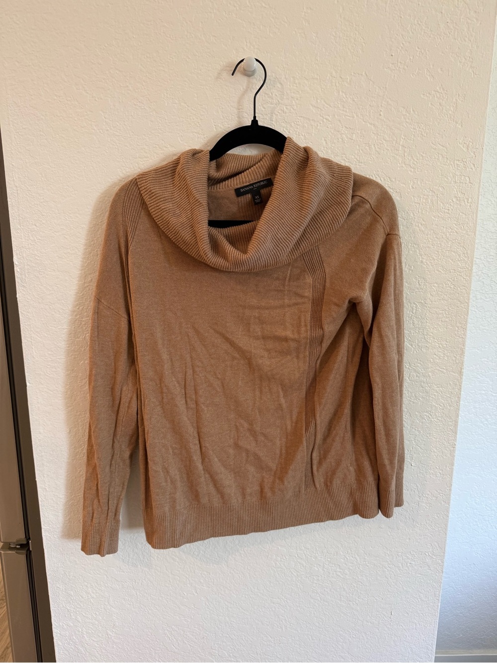 Banana Republic Camel Cowl Neck Sweater